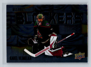 2022-23 Upper Deck Allure #BL-26 Karel Vejmelka -Blockers Insert-Coyotes