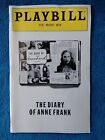 The Diary Of Anne Frank - Music Box Theatre Playbill - April 1998 - Portman