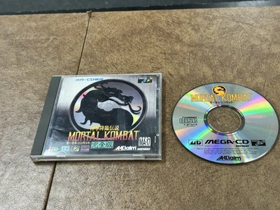 MORTAL KOMBAT Sega Mega CD Game Japan Import Complete Us Seller - Image 1 of 2