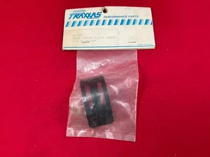 VINTAGE TRAXXAS 1980  T-6 BLACK ALUMINUM MOTOR PLATE  TRX-T ?  rare - Picture 1 of 2