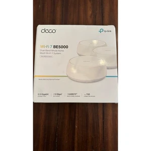 TP-Link Dual-Band BE5000 WiFi 7 Mesh Wi-Fi System - 3 Pack - Newest Model - Afbeelding 1 van 9