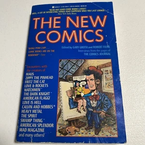 The New Comics - Gary Groth 1988 Fritz Swamp Thing Mad Magazine MAUS Pinhead - Imagen 1 de 10
