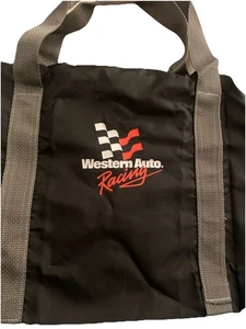 Vintage Western Auto Racing Nylon Bag - Picture 1 of 3