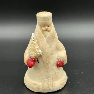 Spun Cotton Primitive Style Santa Teena Flanner White Midwest Cannon Falls - Picture 1 of 9