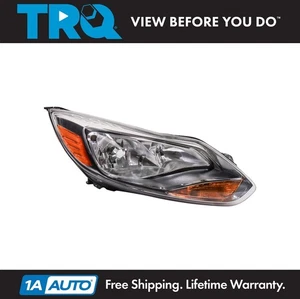 TRQ Right Headlight Assembly Passenger Side FO2503298 For 2012-2014 Ford Focus - Picture 1 of 5