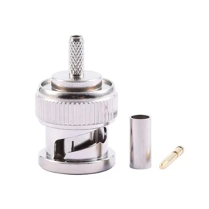 BNC-C-J1.5 Antennas Connectors Radio Coaxial Connectors for Computer Cables - Zdjęcie 1 z 8