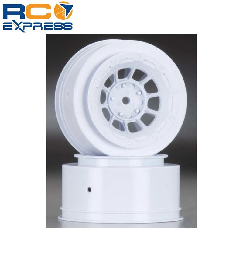 JConcepts Hazard Slash 2WD Front Wheel White (2) JCO3350W - Image 1 of 1