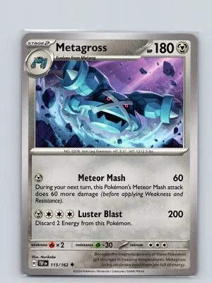 SV05: Temporal Forces #115/162 Metagross - Image 1 of 2