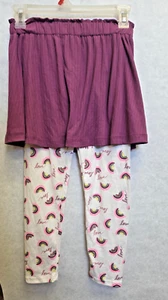 GIRL'S LOVE REPUBLIC SET LEGGINGS & SKIRT 2 PIECE LOT RAINBOW SIZE 10/12 MEDIUM - Picture 1 of 11