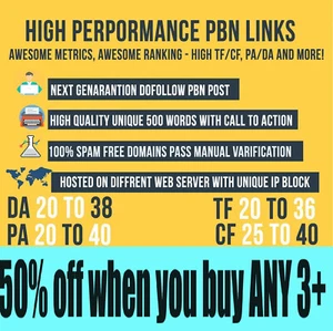 5 Permanent Dofollow PBN Links [DA & TF UPTO 35] - Picture 1 of 1