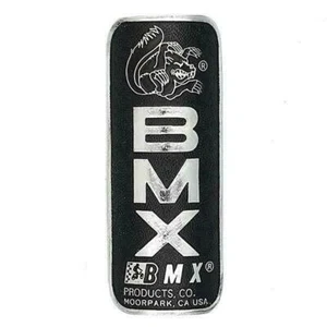 Mongoose - 1986+ Head tube badge - BMX PRODUCTS CO - MOORPARK - Old school bm - Picture 1 of 1