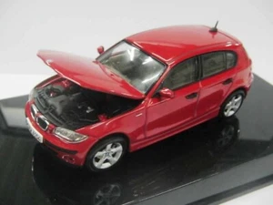 WOW EXTREMADAMENTE RARO BMW E87 Serie 1 2.0L 16V 2004 Rojo 1/43 AutoArt-Minichamps - Imagen 1 de 3