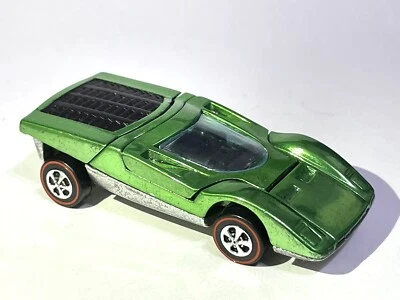 “CUSTOM MADE”  Hot Wheels 1970  Redline Ferrari 512 S Spectra Green Chrome 512S - Image 1 of 4