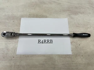 Snap-on Tools NEW BLACK 3/8" Drive Quick Release XtraLong Flex Ratchet FHRLLFD80 - Picture 1 of 12