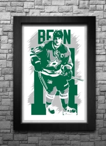 JAMIE BENN art print/poster DALLAS STARS FREE S&H! JERSEY B2G2 - Picture 1 of 6