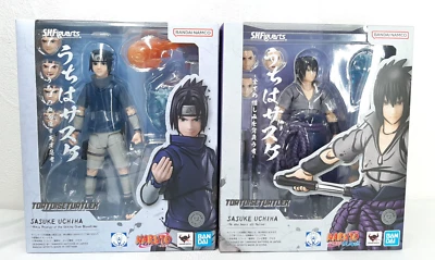 S.H.Figuarts SASUKE UCHIHA CONJUNTO DE 2 PIEZAS Figura de Acción Naruto Shippuden Foto 1 de 4