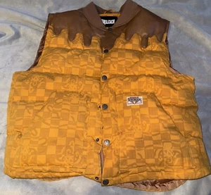 IceCream Ice Cream BBC Down Filled Puffer Western Drip Drop Vest XL - Picture 1 of 8
