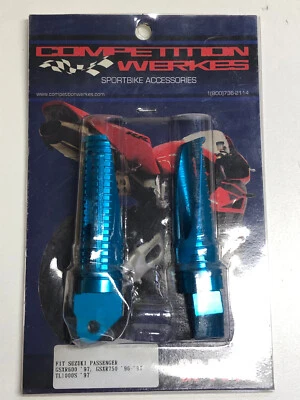 OEM Genuine Original Competition Werkes Passenger GP Pegs P/N 2GPS1-B NEW - Image 1 of 4