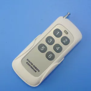 6 pulsanti grande potenza EV1527 codice fisso telecomando 433,92 MHz - Foto 1 di 7