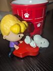 Mcdonalds Toy 2015 Peanuts Shroder and Snoopy Spins on Piano