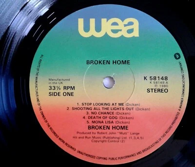 BROKEN HOME - S/T `MR BIG` UK 1980 RARE HARD ROCK LP!! ARCHIVE M- VINYL !!! - Image 1 of 4
