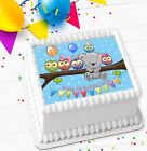 CUTE TEDDY BIRTHDAY PARTY PERSONALISED ICING EDIBLE COSTCO CAKE TOPPER R2-2791