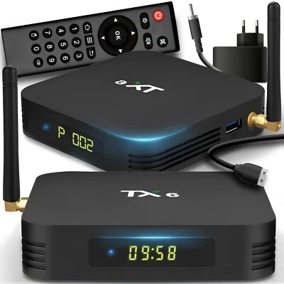 TV Box MediaPlayer 4/32 GB Fernbedienung HD Streaming USB 3.0 Smart Media Retoo - Bild 1 von 4
