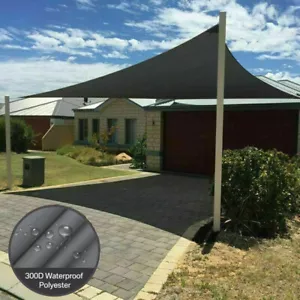 Outdoor Garden Home Patio Sun Shade Sail Canopy Awning Waterproof UV Protected - Picture 1 of 14