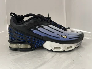 AIR MAX PLUS 3 GS HYPER LIGHT BLUE CHAMOIS TUNED AIR CD6871-001 SIZE 5 WOMEN 6.5 - Picture 1 of 9