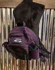 Jansport Fanny Pack Large Made In Usa Hip Waist Hiking Bag Purple Black