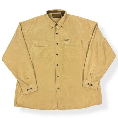 Clearwater Outfitters Polyester Suede XL Mens Outdoor Long Sleeve Button Down - Image 1 of 4