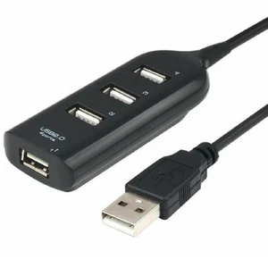HUB USB 4 ports AT658- noir - Afbeelding 1 van 1