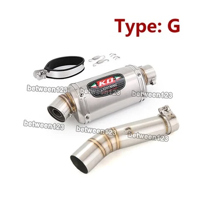 Silenciador de punta de enlace medio de escape para motores Honda CB500F CBR500R 2013-2015 CB500X Foto 1 de 4