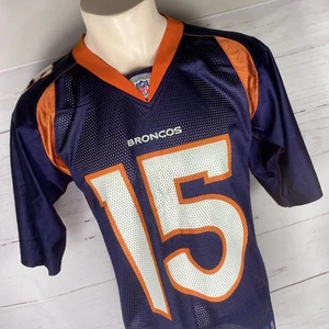 Camiseta de Colección Tim Tebow Denver Broncos Reebok Azul #15 NFL Fútbol Talla PEQUEÑA - Imagen 1 de 8