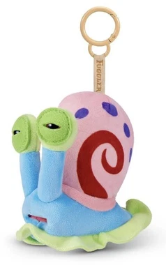 Fuggler x Spongebob Squarepants Keychain Plush Ring GARY THE PET SNAIL 5 in - Image 1 of 4