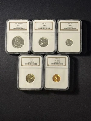 1956 PROOF SET, U.S., NGC CERTIFIED, Free Ship - Image 1 of 2