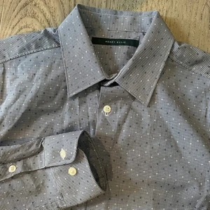 Perry Ellis hellblau Langarm Button Down 100 Prozent Baumwolle Small - Bild 1 von 8