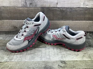 Saucony Excursion TR13 Trail Running Shoes Womens 10 Grey Pink S10524-21 Ex Cond - Picture 1 of 12