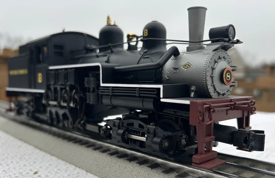 O K-Line K3499-0008CC Westside Lumber Shay Locomotive #8 (TMCC FITTED) - MINT - Image 1 of 4