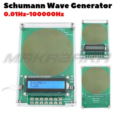 Schumann Wave Generator Pulse Sine Frequency +3.5MM Audio Output Connector+Case - image 1 of 4