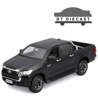 MAISTO SPECIAL TOYOTA HILUX PICAPE MODELO FUNDIDO 1/27 PRETO 32920 BK - Imagem 1 de 2