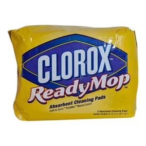 NEW Clorox Ready Mop Absorbent Disposable Cleaning Pads Refill 8 ct Package - Picture 1 of 2