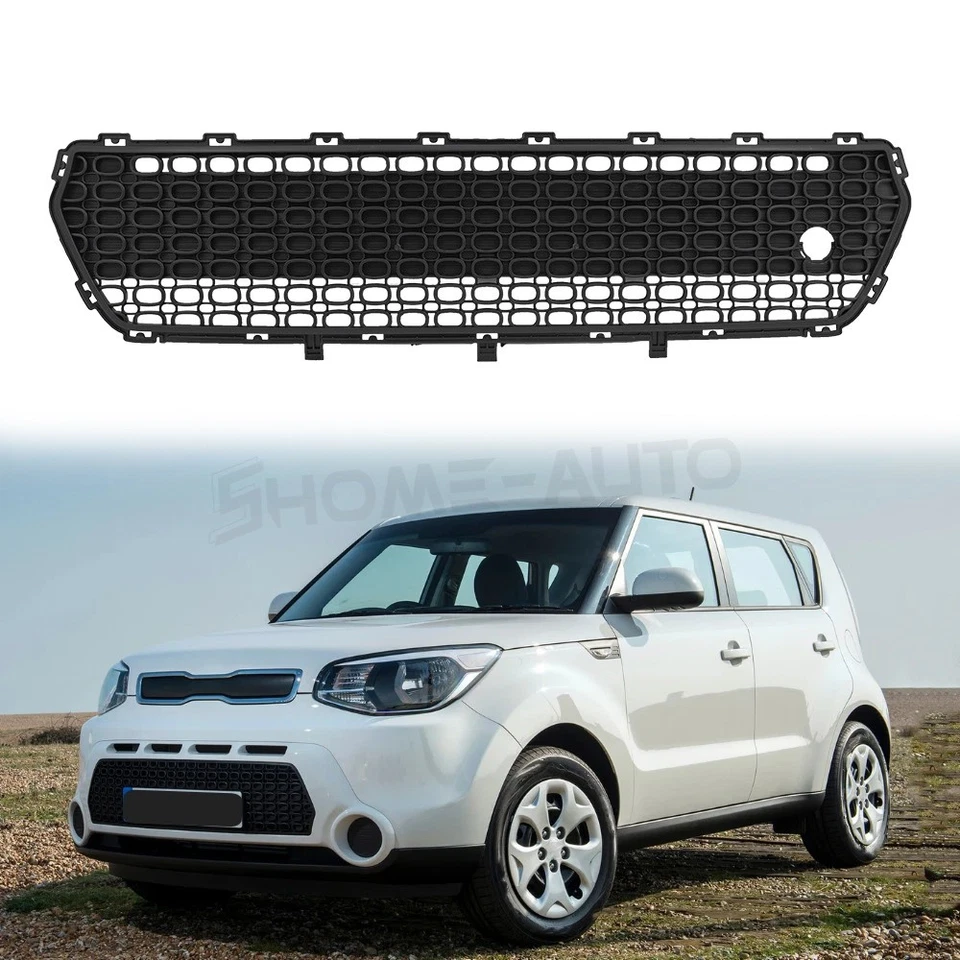 For 2014 2015 2016 Kia Soul Front Radiator Center Grille Black Grill 86561B2000 Foto 1 de 4