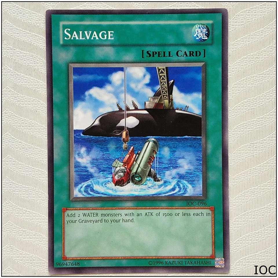 Salvage - IOC-096 - Common Unlimited Yugioh - image 1 of 1