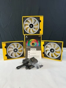 Corsair LL120 RGB czarny 120mmx25mm 1500RPM 24,8dBA obudowa wentylator pakiet 3 szt. - Zdjęcie 1 z 12