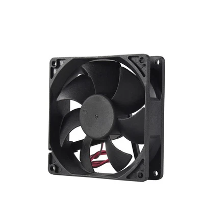 Schwarz Kunststoff-Platz 9025 90 x 90 x 25 mm DC 12V 0,25A Kuehler Luefter R8B1 - Bild 1 von 4