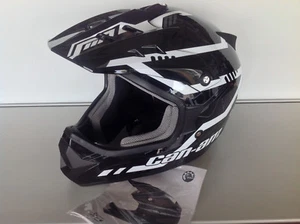 CAN-AM CAN AM X-1 CROSS MISSION HELMET SIZE L ONLY COLOR BLACK / WHITE - Picture 1 of 7