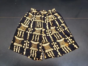 Women's Vintage Mizanne Cotton African Print Golf Shorts - Bild 1 von 16