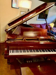 1924 Rosewood STEINWAY & SONS Model L "Living Room Grand Piano", Fully Restored - Picture 1 of 11