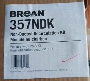 Broan Non-Ducted Recirculating Kit 357NDK. New in box. Free Shipping - Picture 1 of 13